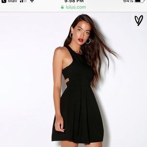 LuLu’s Black Cutout Dress
